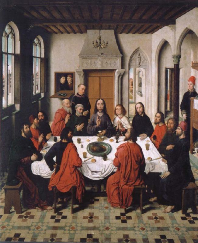Dieric Bouts Installation of the hl.  Communion Germany oil painting art